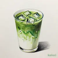 抹茶オレ (ice)