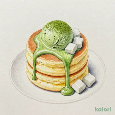 抹茶パンケーキ