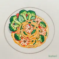 海老とブロッコリーのビスクソース