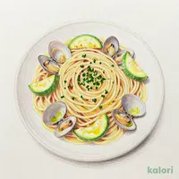 アサリとズッキーニのスパゲッティ