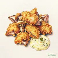 イカと舞茸のフリット