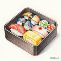 お昼のなごみ弁当(にぎり5貫)