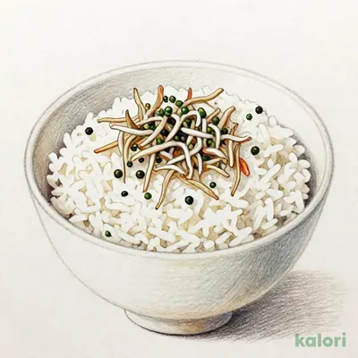 ちりめん山椒ごはん(漬物付)