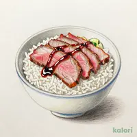 ミニローストビーフ丼(漬物付)