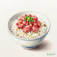 ミニ鮪たたき丼(漬物付)