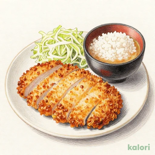 厚切りロースとんかつ定食 1081kcal — What's in It & Nutrition Facts