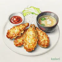 牡蠣フライ定食
