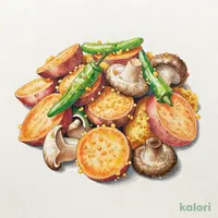 秋の天ぷら盛り合わせ