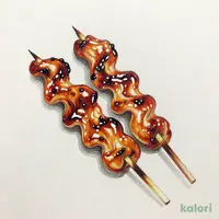 鶏皮串(タレ)(2本)
