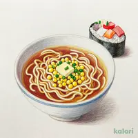 北海道味噌ラーメンとミニ北海海鮮ちらし