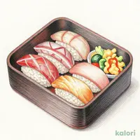お昼のなごみ弁当(にぎり5貫)