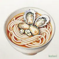 牡蠣うどん