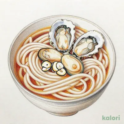 牡蠣うどん