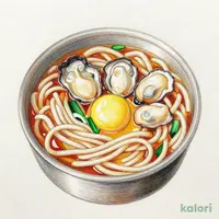 牡蠣入り鍋焼きうどん