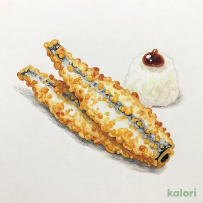 秋刀魚の天ぷら（おろしポン酢添え）