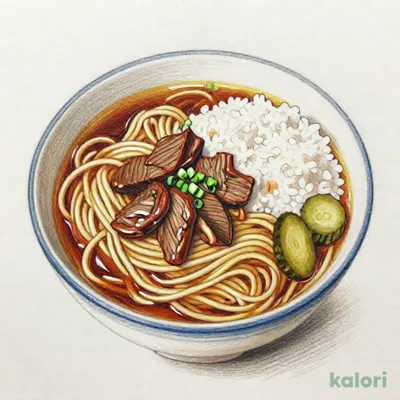 牛カレーうどん定食