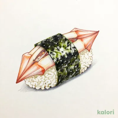 いかの手巻き寿司