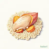 離乳食（鶏ささみとさつまいもがゆ）
