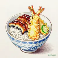 うなぎ丼・刺身・天ぷら膳