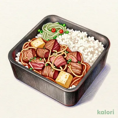 Kuroge Wagyu Sukiyaki Rice Bowl Set Meal