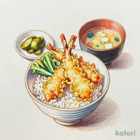 秋の味覚天丼御膳