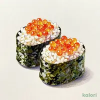 とびこ手巻き(2貫)