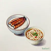 なごみ弁当ミニうな丼(ミニ温うどん)