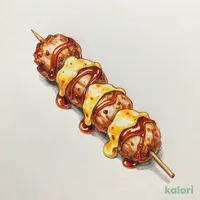チーズ月見つくね〈たれ〉