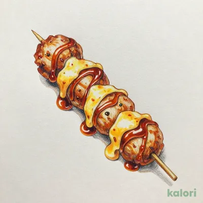 チーズ月見つくね〈たれ〉