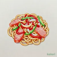 ミニナポリタンうどん