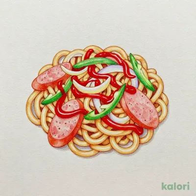 ミニナポリタンうどん