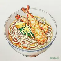 大海老天おろしきしめんセット