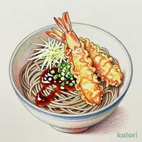 大海老天おろしそば