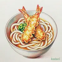 大海老天ぷらうどん