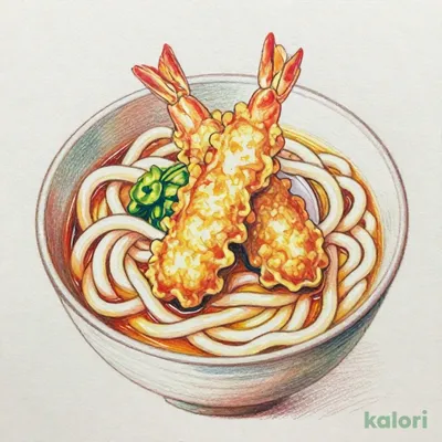 大海老天ぷらうどん