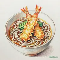 大海老天ぷらそば