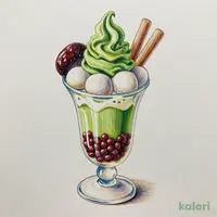 宇治抹茶パフェ