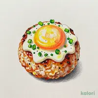 月見つくね〈ネギ塩ダレ〉