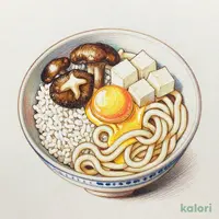 松茸ごはんと月見とろろうどん膳