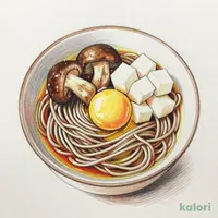 松茸月見とろろそば