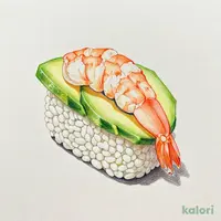 海老アボカドにぎり(1貫)