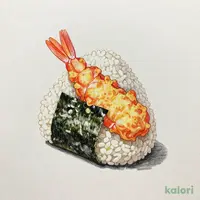 海老天むす