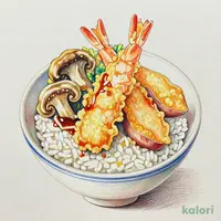 秋の味覚天丼