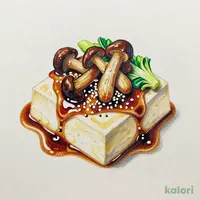秋の白和え 〜揚げ舞茸のせ〜