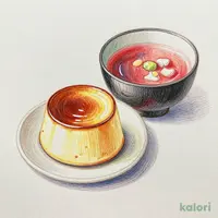 茶碗蒸しと赤だし