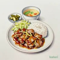 Ginger Pork Loin Set Meal