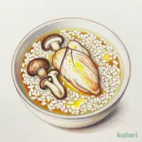 鶏ときのこの雑炊