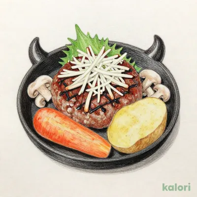 【店舗限定】秋の和風ハンバーグセット