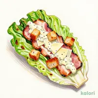 【炭焼き野菜店限定】炭焼きベーコンの炭焼きシーザーサラダ