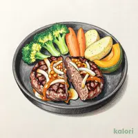 Onigiri Hamburg Steak